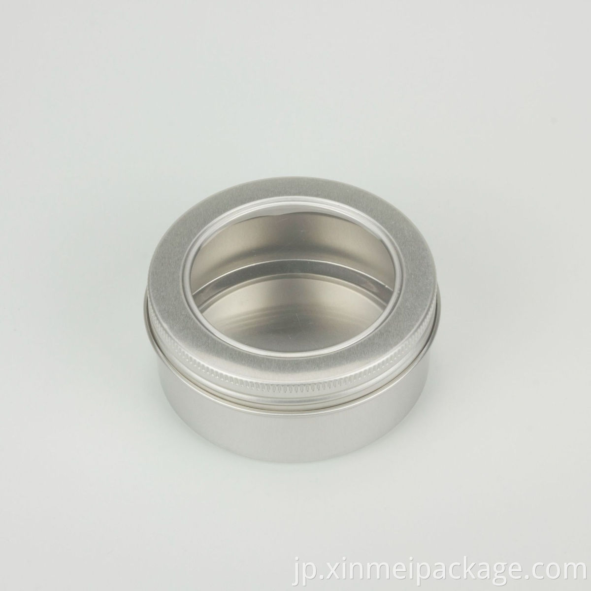 150ml aluminum tin with clear lids window